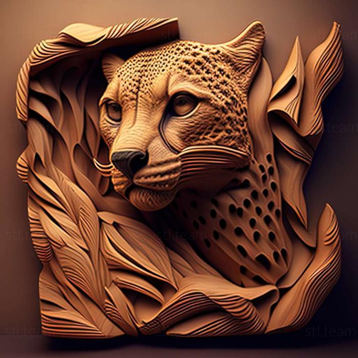 3D model Cheetah (STL)